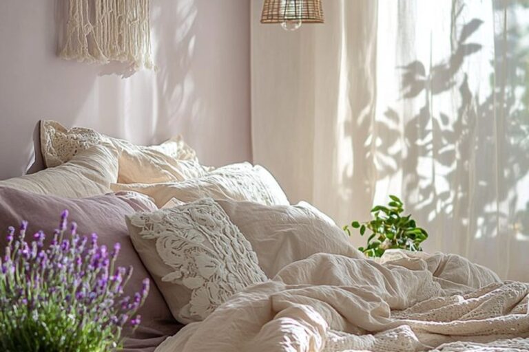 25 Lavender Boho Bedroom Ideas That Feel Dreamy (Without Looking Overdone)