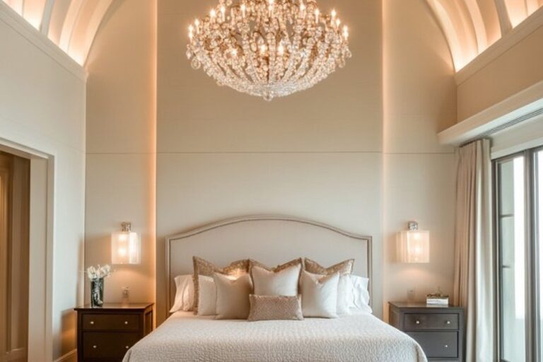 18 Vaulted Ceiling Bedroom Ideas That Feel Dramatic and Luxuriously Spacious